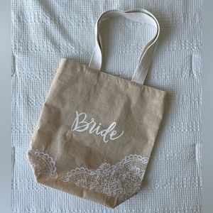 Bride tote bag